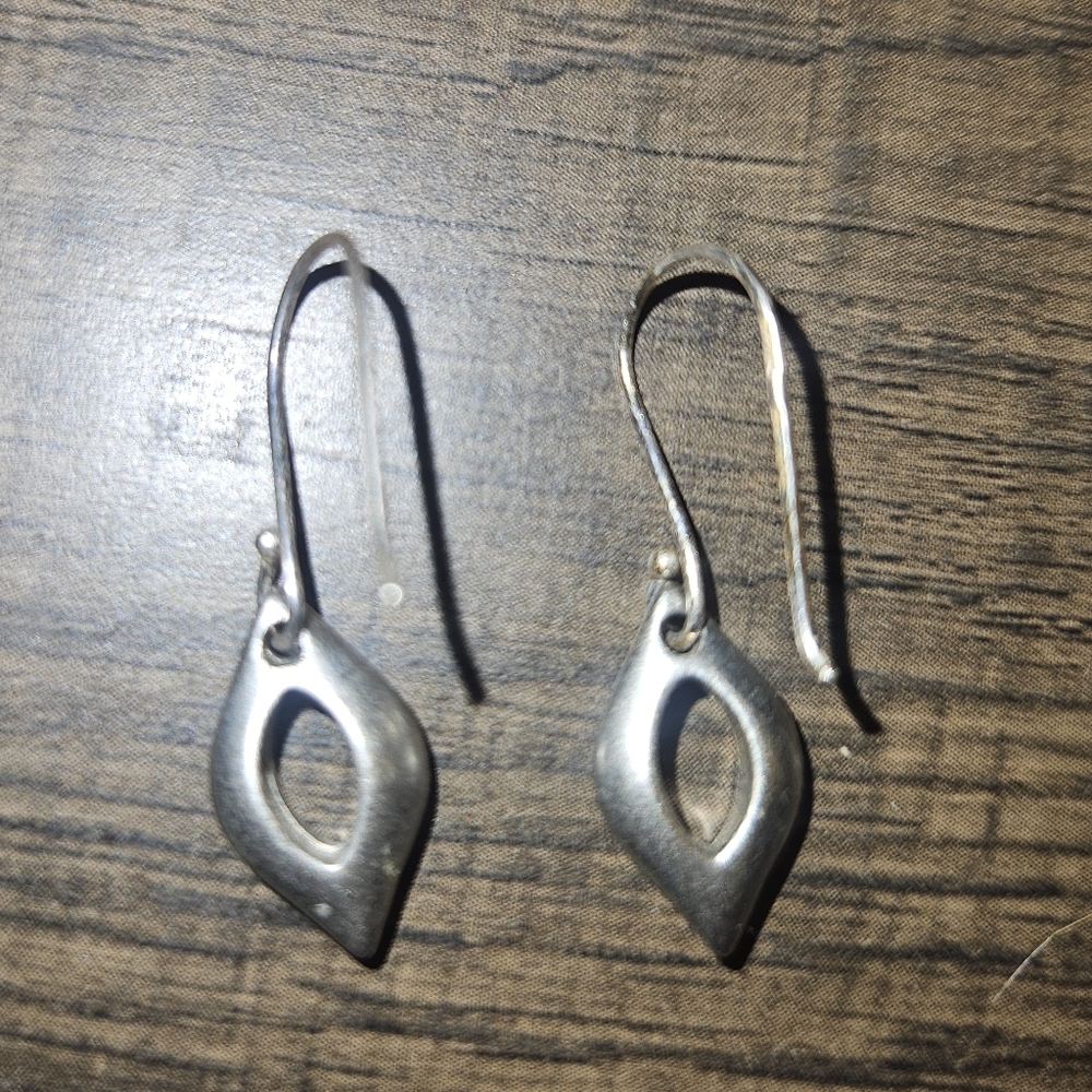 Elegant Silver Drop Earrings